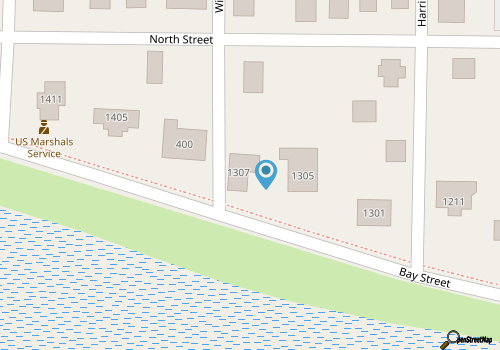 Downtown waterfront Walking Distance to Everything! map location