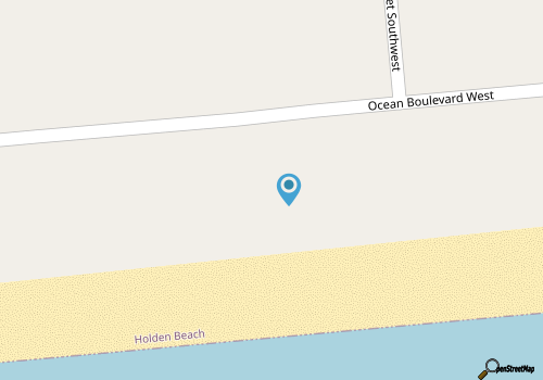 3BR, 2BA Holden Beach getaway with private pool! map location