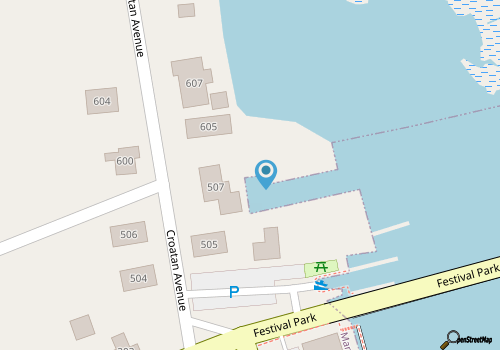 Historic Manteo House on Roanoke Sound w/ Dock! map location