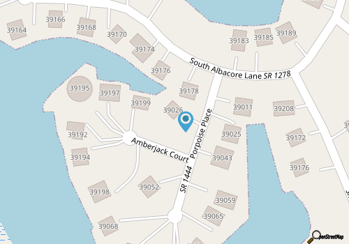 Quaint Waterfront Cottage.  Quick walk to the beach map location