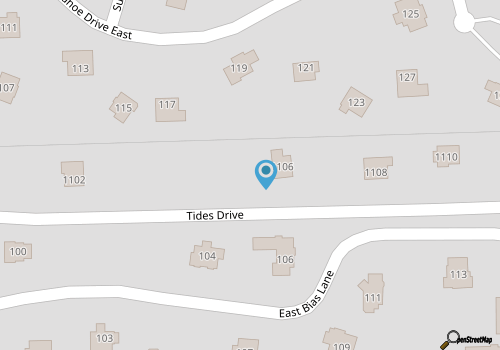 Timberland -- 4 BR Oceanside home in Southern Duck map location