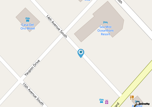 Myrtle Beach Landmark Studio w/ King & WiFi map location