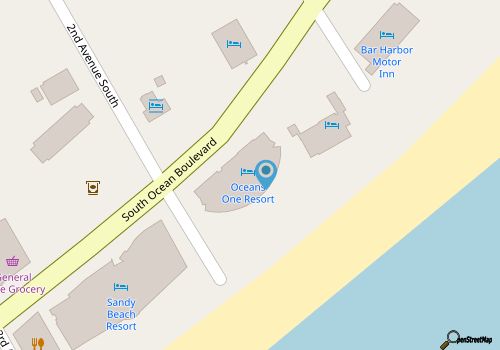 ??Spacious Ocean Front  Modern Decor.Spectacular View 2 Full Bath , 2nd floor map location