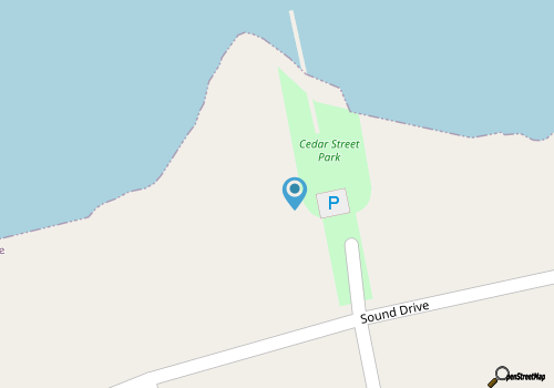 Cedar Street Park map location