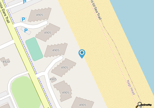 Coastal Comfort: Oceanfront Townhome, Ocean Views from King en Suite, Community Pool and Tennis map location