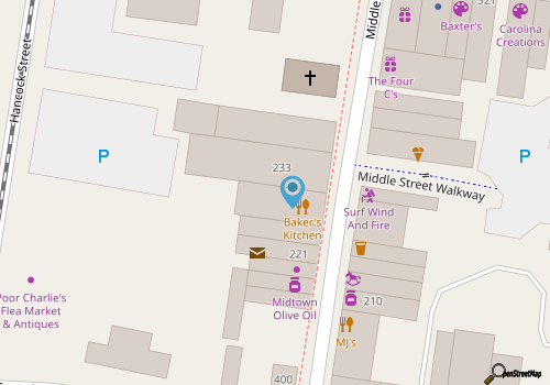 Baker's Kitchen Restaurant & Bakery map location
