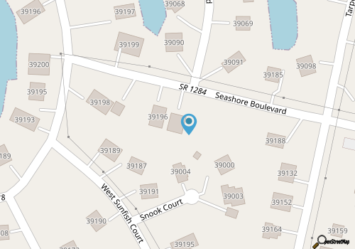 Sound-side home with a yard, central AC & washer/dryer - walk to beaches map location