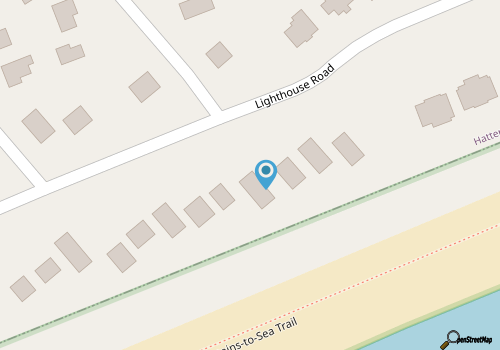 Hatteras Vista | Oceanfront | Hatteras | Sleeps 6 map location