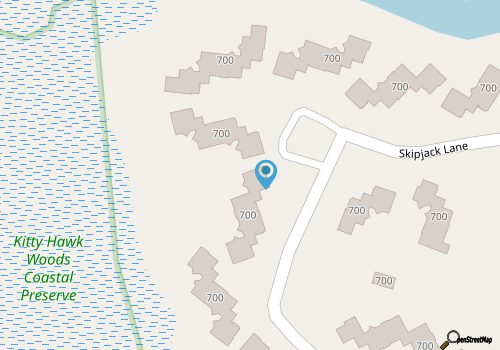 Wavy Navy - 2 Queen Beds - Centrally Located - Kill Devil Hills OBX map location