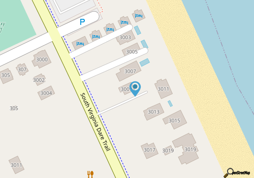 Sea Rest: Oceanfront, private walkway to beach, hot tub, YMCA access. map location