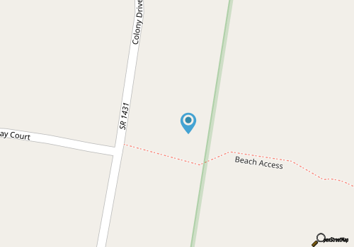 Oceanfront/Remodeled 3BR/Overlooks Cape Hatteras Nat'l Seashore/1 Min to Beach map location