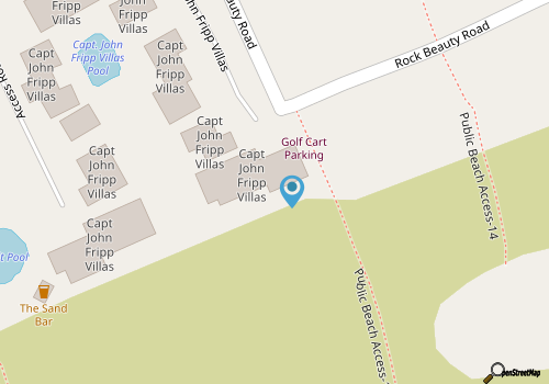 405 Captain John Fripp Villa - Ocean Front - Ground Level map location