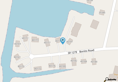 Waterfront home on a sound canal with shallow dock & sunset views - 2 dogs OK map location