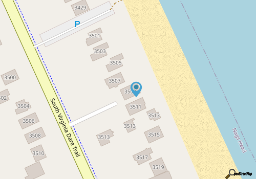 Stunning oceanfront Nags Head vacation home with elevator! map location
