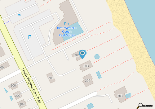 Wink Shores | Oceanfront | Private Pool, Hot Tub, and Dog Friendly map location