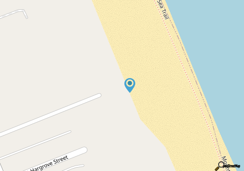 Semi-Oceanfront cottage, no streets to cross, fantastic location, dogs allowed. map location