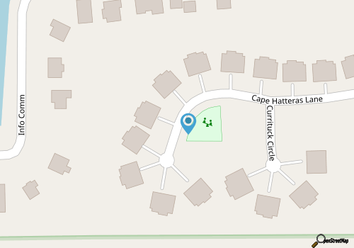 Dog-friendly townhouse with pool, playground, basketball, beach access, deck, AC map location