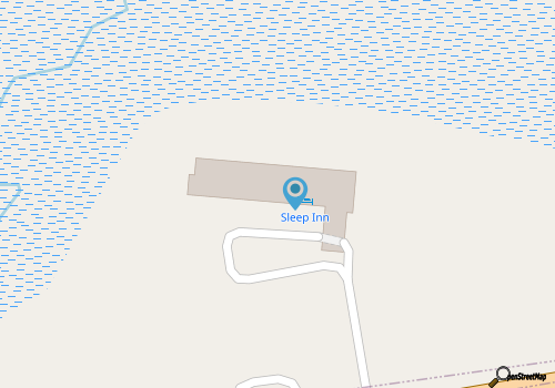 Sleep Inn Beaufort map location