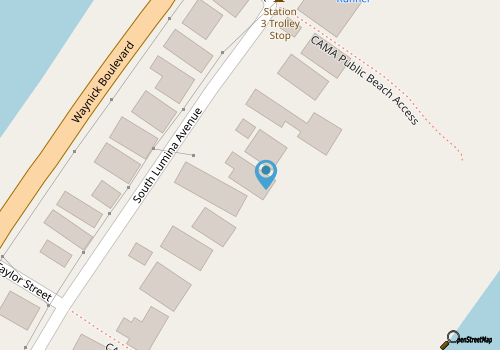 The Miramare - Historic Wrightsville Beach Cottage map location