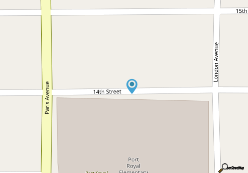 Happy Blue Bungalow, quiet neighborhood, huge porch, fenced yard, pet friendly map location