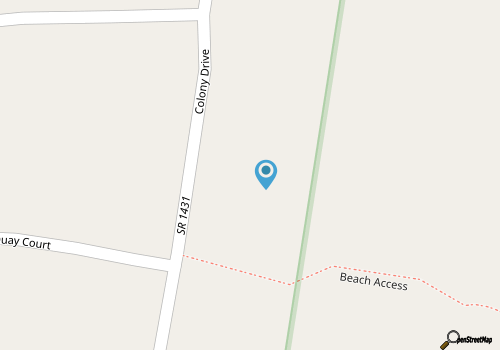 Oceanfront home in Salvo w/ Private Pool & Game Room map location
