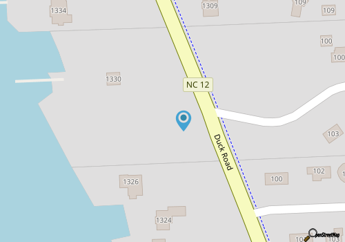 Gorgeous soundfront Duck home w/ amazing views, private pool & hot tub map location