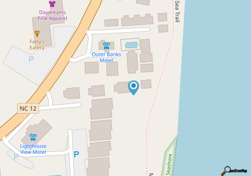 Sea Star- Ocean Views- Steps to Beach- Community Pool map location