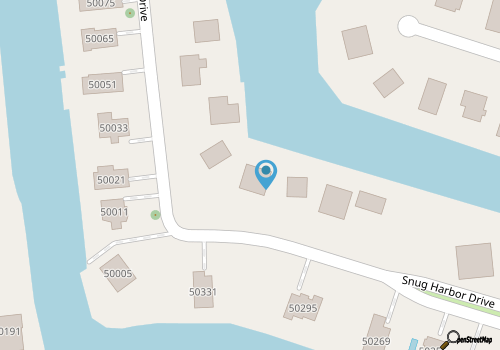 Canalfront home with a deck, sound access, central AC, WiFi, washer/dryer map location