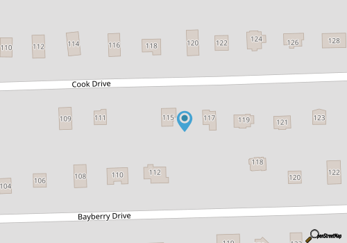 Pet friendly home in Duck with spacious living area perfect for the family to relax map location
