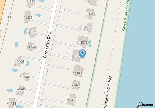 Lovely beachfront home with hot tub, pool, game room, & central AC map location