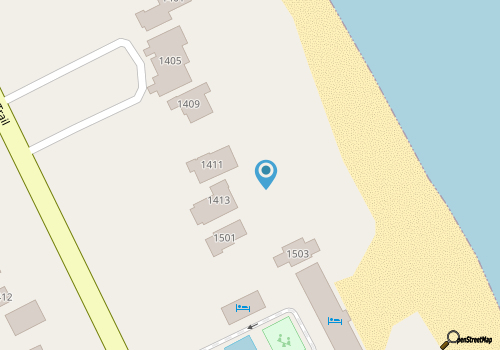 Oceanfront condo map location