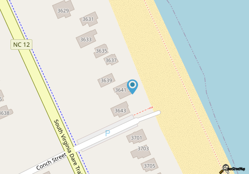 K1236 Looking Glass. Oceanfront, Nags Head, 5 BD, Pool, Hot Tub, Pets OK! map location