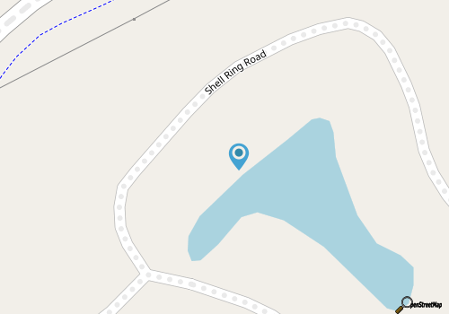 Waterfront dream home with pool, lagoon views & screened porch map location