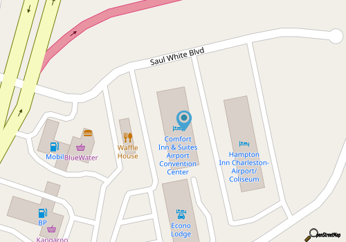 Comfort Inn & Suites Airport / Convention Center map location