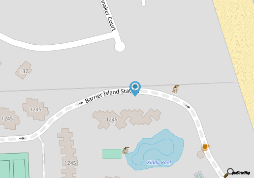 Sea Seeker 2 Bedroom Semi-Oceanfront Condo at Barrier Island Station map location