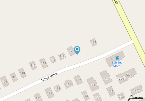 Oceanside, 3 minute walk to the beach, hot tub, screened deck and rooftop deck. map location