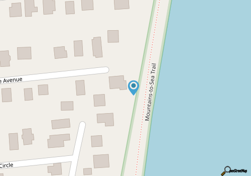 Beachfront home w/incredible views, waterfront decks, and easy beach access map location
