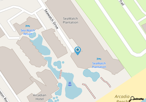 Oceanfront - Heated Pools- Fire pit map location