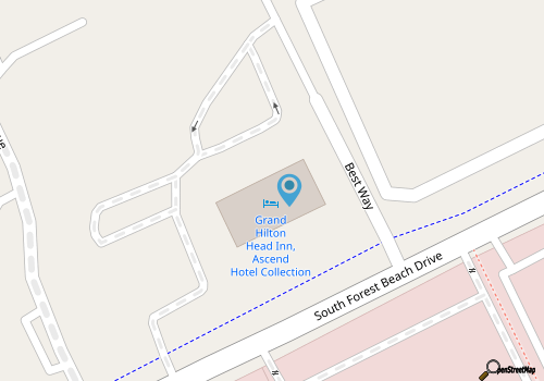 Metropolitan Hotel Hilton Head map location