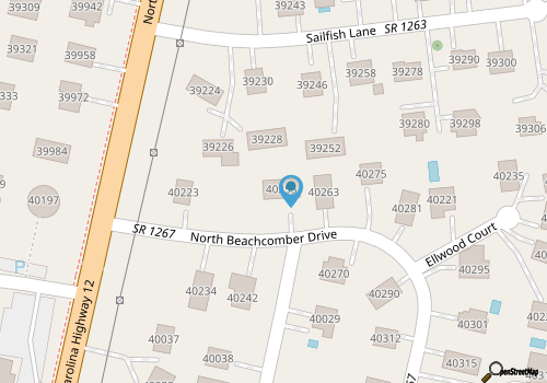 Spacious Pet-Friendly Beach House with Fenced Yard near Restaurants in Avon, North Carolina map location