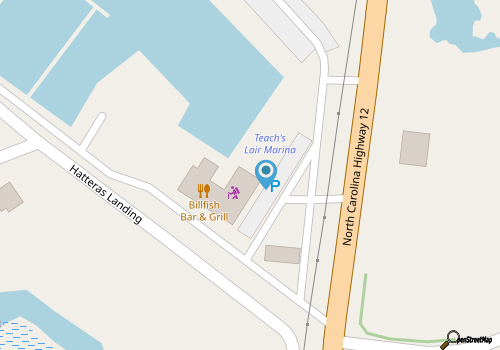 Teach's Lair Marina map location