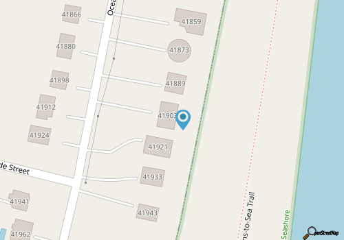 Oceanfront - Dog Friendly, Pool, Hot tub, Game Room, Tiki Bar map location