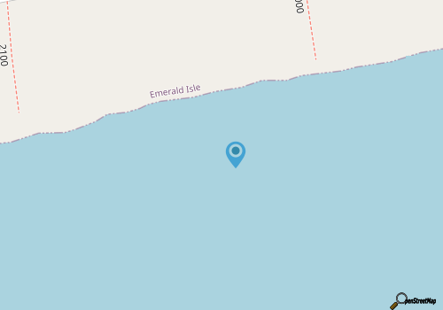 Almost Ocean Front, 2nd Row, Great Ocean Views, Easy Beach Access, Quiet Street map location