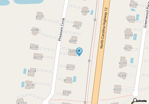 Comfy home near beach with WiFi, deck, and pool - dogs welcome map location