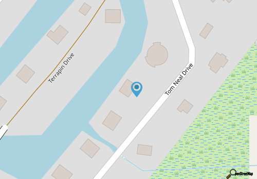 Ocra-cork: Dock, easy access to Pamlico Sound, rooftop deck, dogs allowed. map location