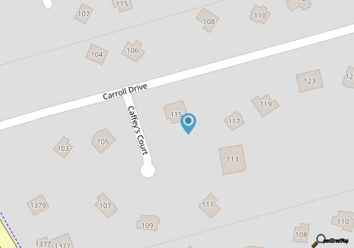 Caffey's Inlet Hamlet home with private pool and lifeguard station at beach access map location