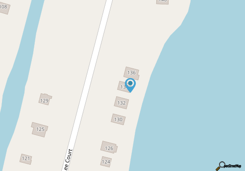 Cozy Waterfront beach cottage with private dock and gorgeous views! map location
