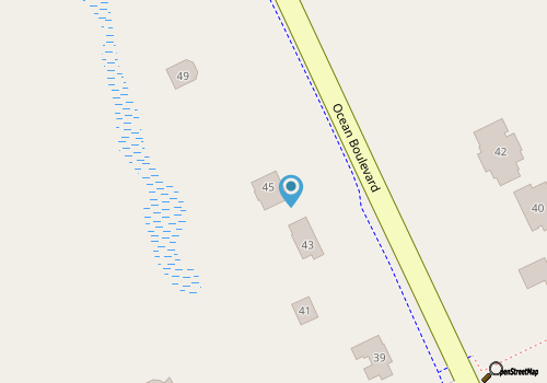Relaxing Semi Ocean Front Retreat with Elevator,  Private pool and Hot Tub map location