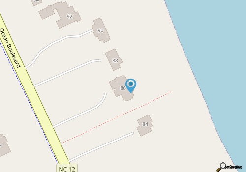 Southern Shores/ OBX - Spectacular Oceanfront Setting- Primo Views-Pool /HotTub map location