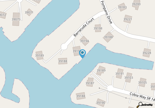 Waterfront Home w/private W/D, A/C, Free WiFi, gas grill, & Shared Pool map location
